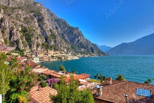 View over Limone Sul Garda, Lake Garda