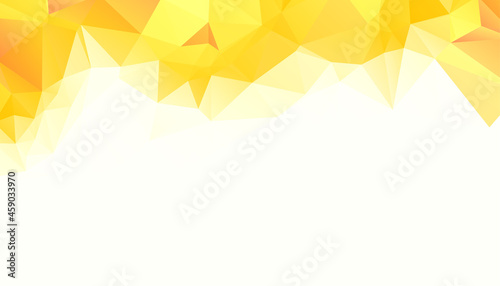 abstract yellow triangle low poly background