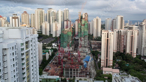 Photography of construction works in Kuala Lumpur, Malaysia