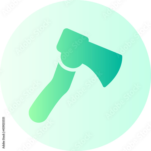 hatchet gradient icon