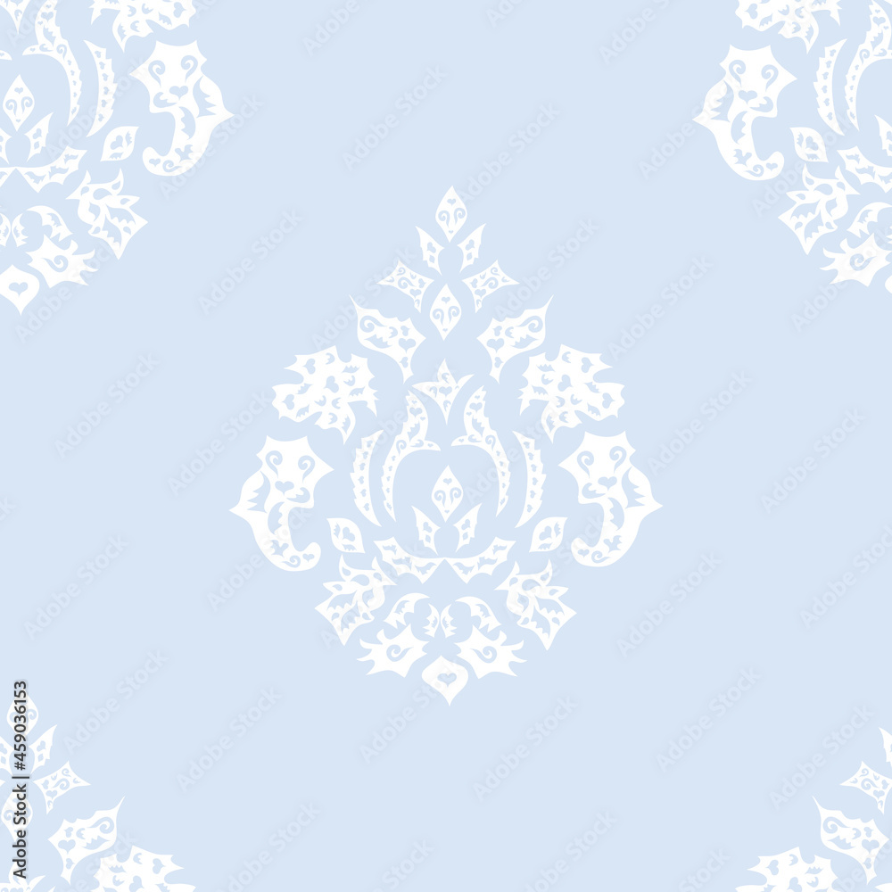 seamless wallpaper pattern on colorful cute background Stock