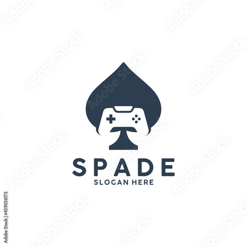 spade ,game , logo template
