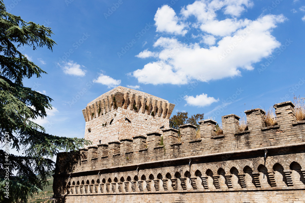 Fortress of Barbarossa in Spello , Italy