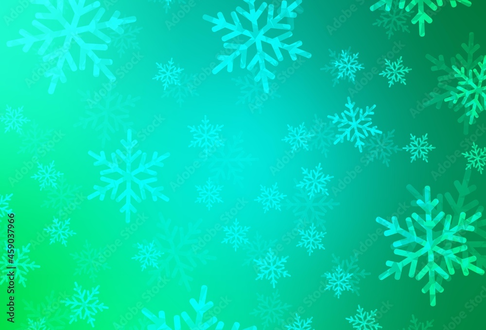 Light Green vector pattern in Christmas style. Light Green vector pattern in Christmas style.