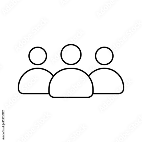 people icon or logo isolated sign symbol vector illustration - Collection of high quality black style vector icons