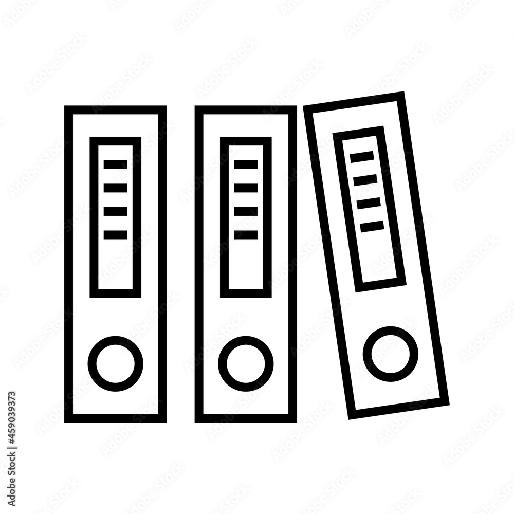 Binder icon design template glyph style.Binder icon notebook Element. Binder icon Notebook linear style sign for mobile concept and web design color editable Binder icon design template glyph style.Binder icon notebook Element. Binder icon Notebook linear style sign for mobile concept and web design color editable