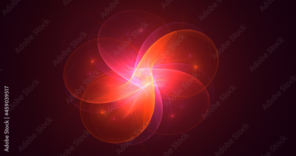 3D rendering abstract multicolor fractal light background 3D rendering abstract multicolor fractal light background