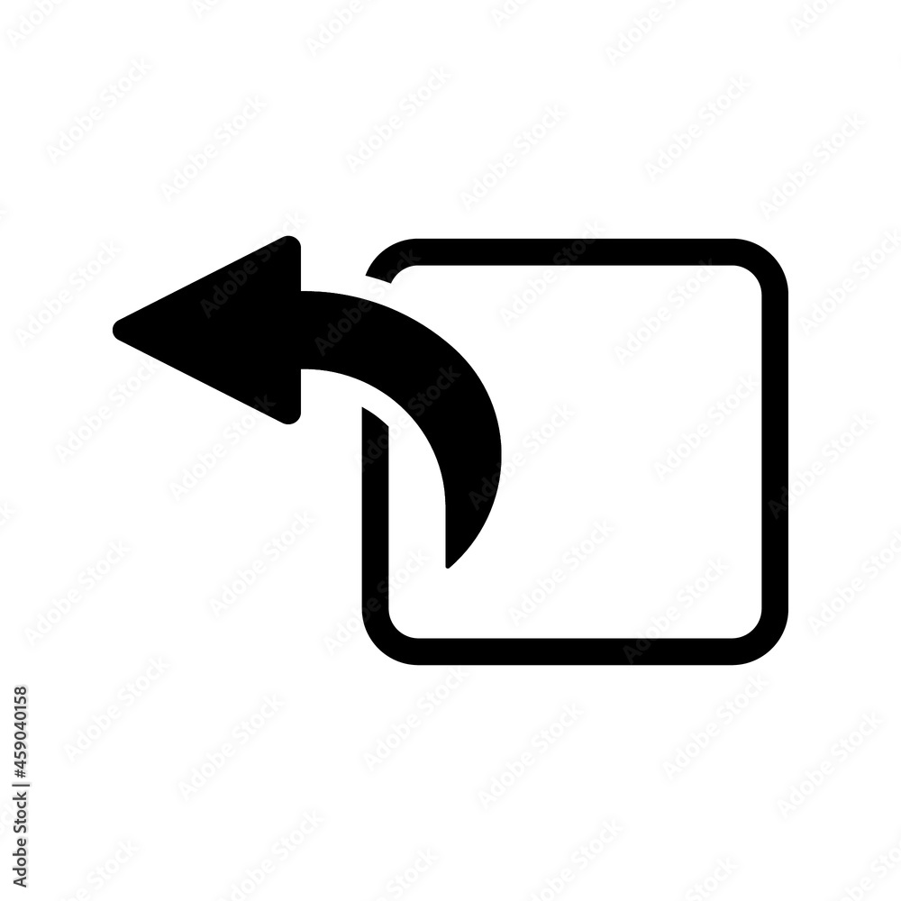 Share vector icon. Arrow symbol on white backround Share vector icon. Arrow symbol on white backround
