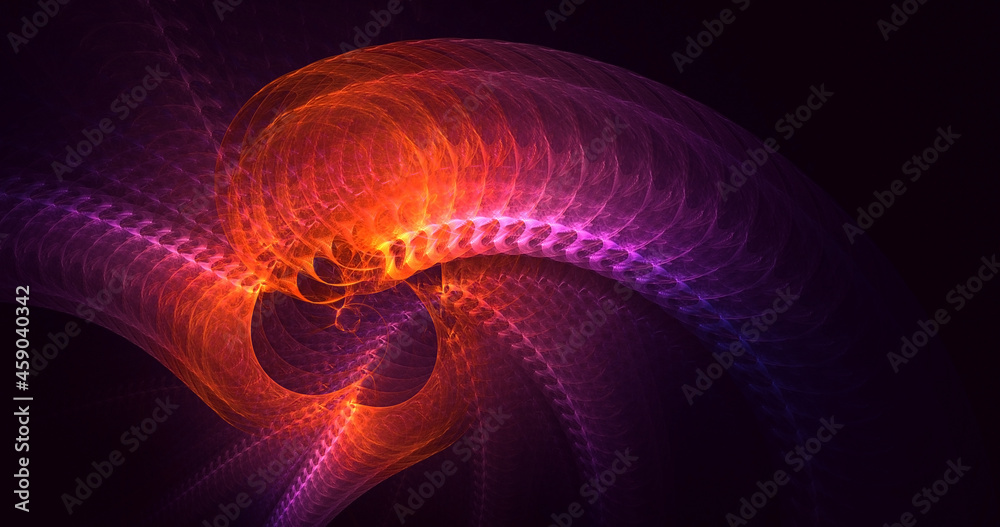 3D rendering abstract multicolor fractal light background 3D rendering abstract multicolor fractal light background