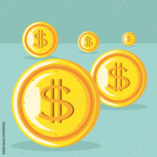 dollar coins money