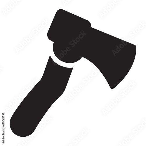 hatchet glyph icon