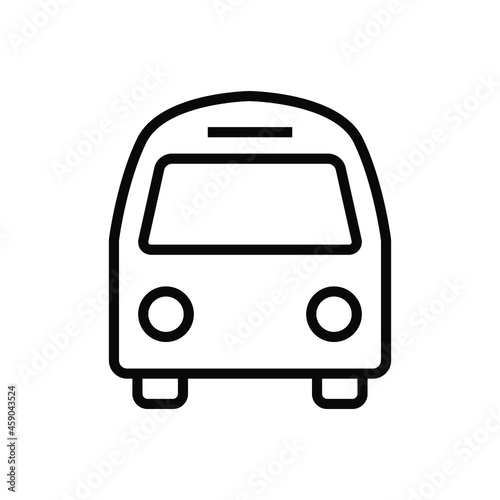 Bus icon vector graphic