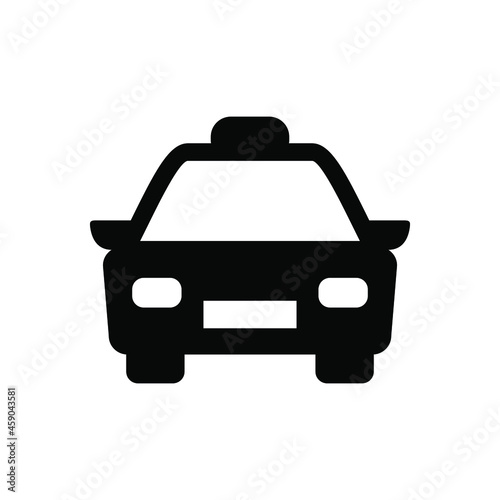 Taxi icon vector graphic