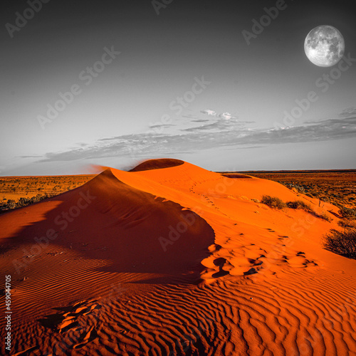 Australian Outback at desert photo