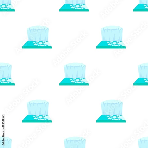 Iceberg pattern seamless background texture repeat wallpaper geometric vector