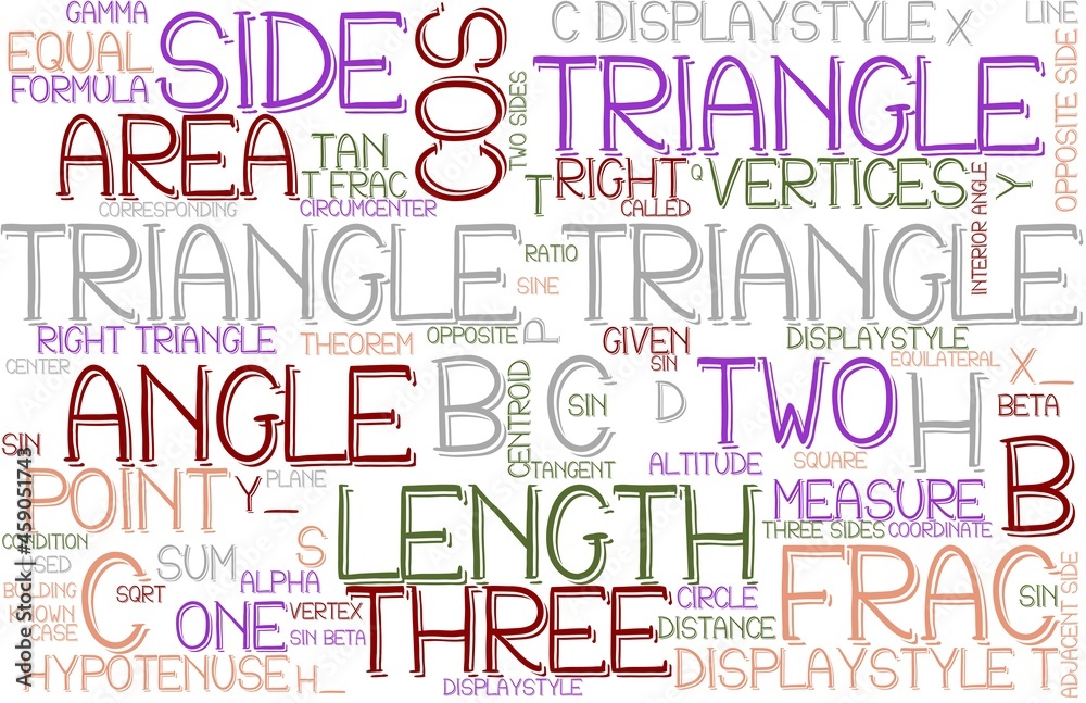 Triangle Wordcloud Banner, Wallpaper, Background, Book Cover, Wordart Triangle Wordcloud Banner, Wallpaper, Background, Book Cover, Wordart