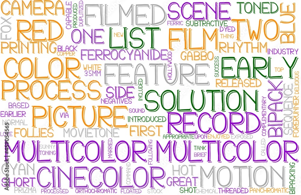 Multicolor Wordcloud Banner, Wallpaper, Background, Book Cover, Wordart