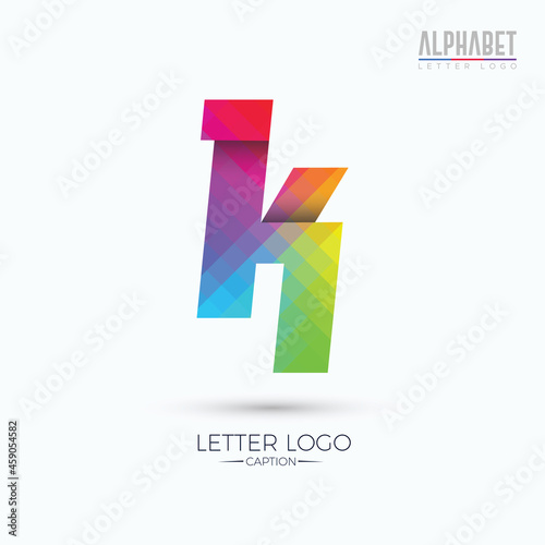Free Download Colorful Modern Professional Business Origami Style K Logo - GFXLoad