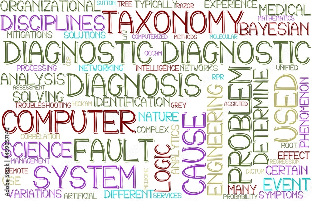 Diagnostic Wordcloud Banner, Wallpaper, Background, Book Cover, Wordart Diagnostic Wordcloud Banner, Wallpaper, Background, Book Cover, Wordart