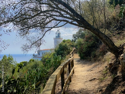 Lighthouse  Sant Sebastià de la Guarda - stairway to heaven
 photo