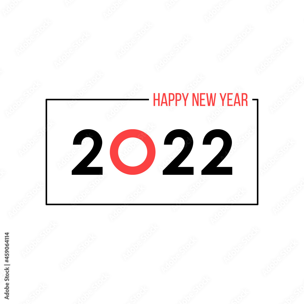 2022 happy new year, vector illustration or poster 2022 happy new year, vector illustration or poster