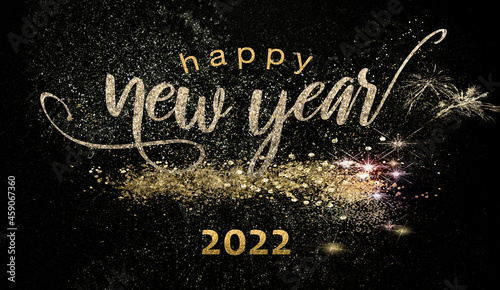 Happy New Year 2022 background