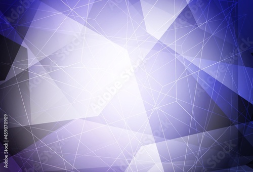 Light Purple vector texture with triangular style.