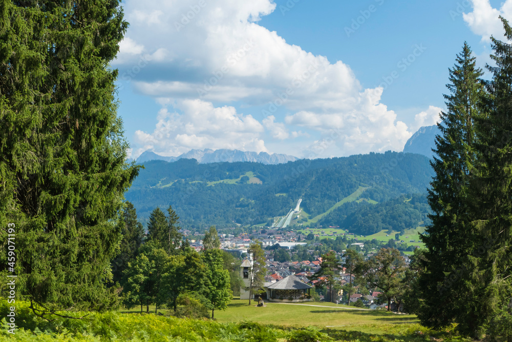 Fototapeta premium Talkessel Garmisch-Partenkirchen