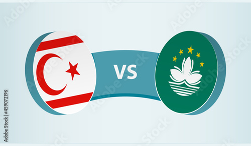 Northern Cyprus vs Macau, team sports competition concept.