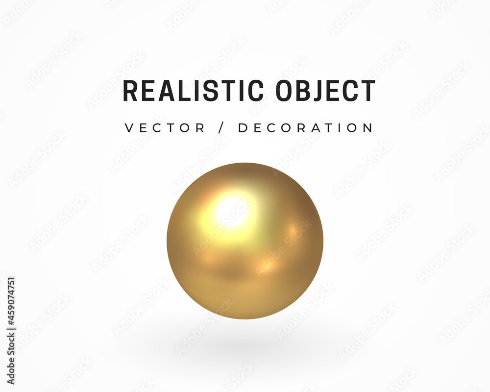 Gold metal sphere. Volumetric geometric shape. Isolated on white. 3d object design. Bright gold abstract decoration Gold metal sphere. Volumetric geometric shape. Isolated on white. 3d object design. Bright gold abstract decoration