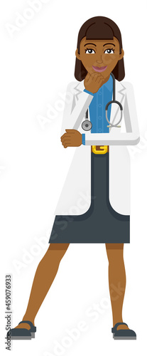 Young Woman Medical Doctor ...