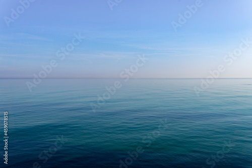 clear view of the calm Baltic Sea on a sunny day