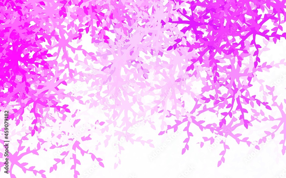 Light Pink vector template with chaotic shapes. Light Pink vector template with chaotic shapes.