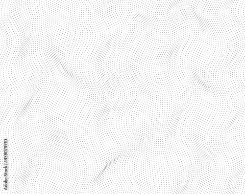 Lines abstract background, light black and white color. Vector seamless pattern modern swirl design.