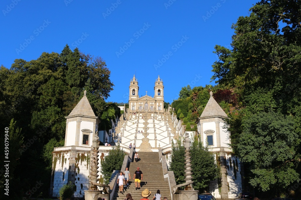 Bom Jesus Sanctuary, in the city of Braga, in Northern Portugal.