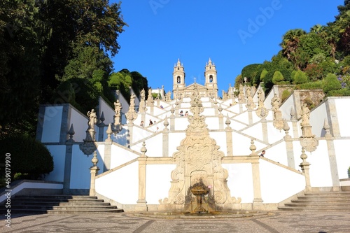 Bom Jesus Sanctuary, in the city of Braga, in Northern Portugal.