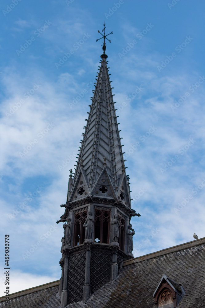 church steeple with sky