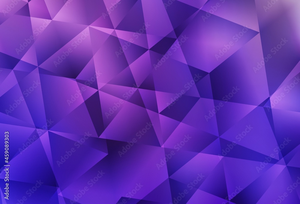 Obraz premium Light Purple, Pink vector polygon abstract background.