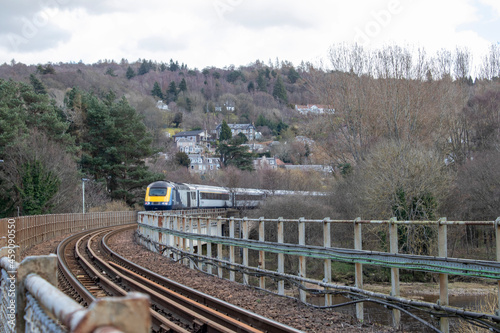 train in the countryside