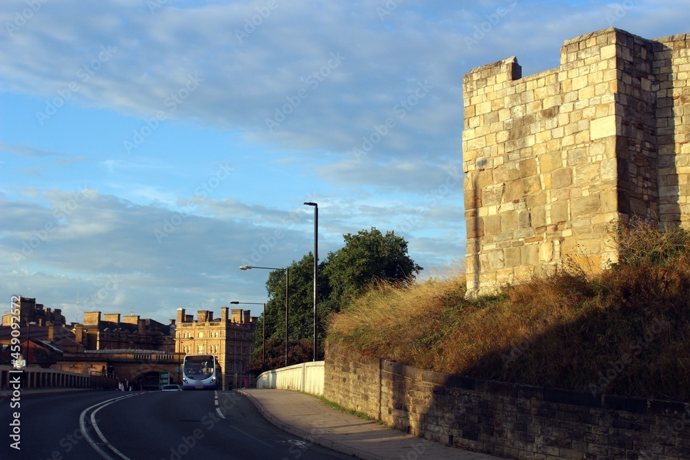 Queen Street and City Wall, York.