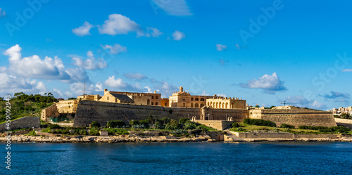 Fort Manoel is a 18th century star fort built by the Order of Saint John. It sits on Manoel Island in Marsamxett Harbour, Malta