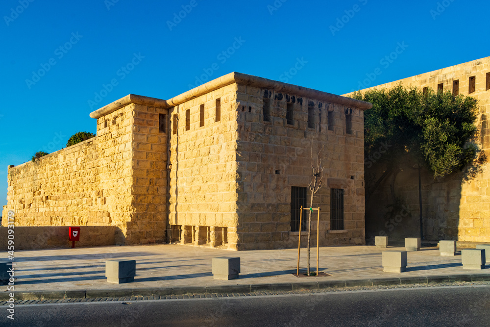 The guard house at Fort Saint Elmo, Valletta, Malta.