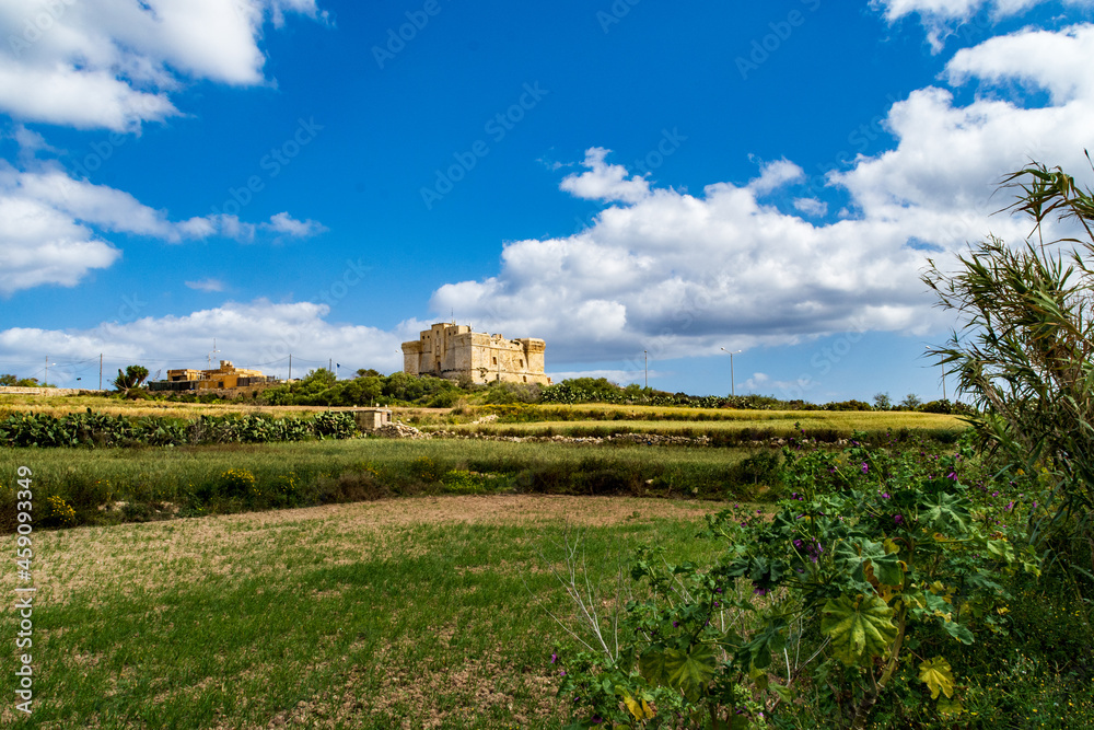 Fort San Lucian is the second largest watchtower in Malta, built by the Order of Saint John between 1610 and 1611.