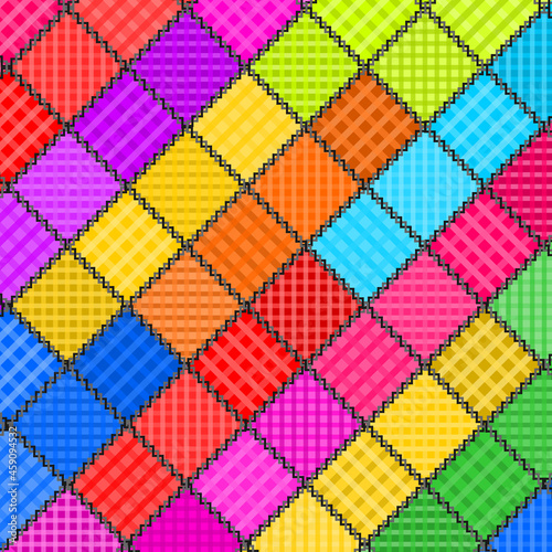 Motif pour Textile avec Couture n°2