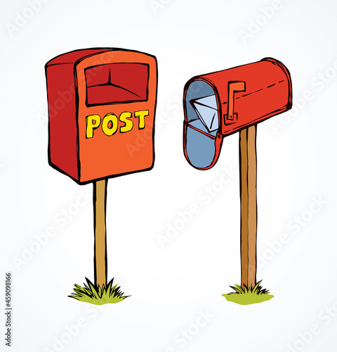 Mailbox. Vector drawing