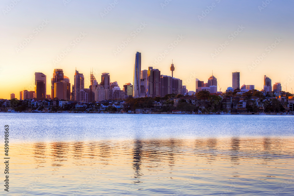 Fototapeta premium Syd woolwich CBD warm light