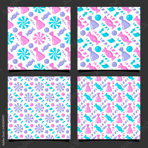 Candy seamless pattern design collection