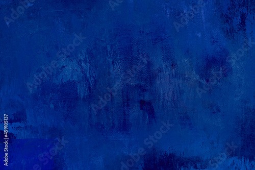 Fényképezés Cobalt blue grunge backdrop