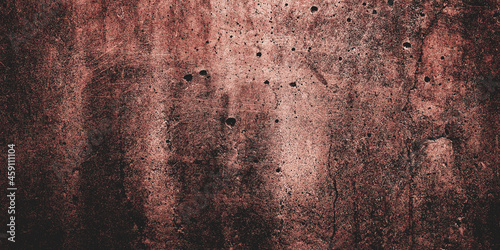 Scary Dark Cement for the background. walls are full of stains and scratches.