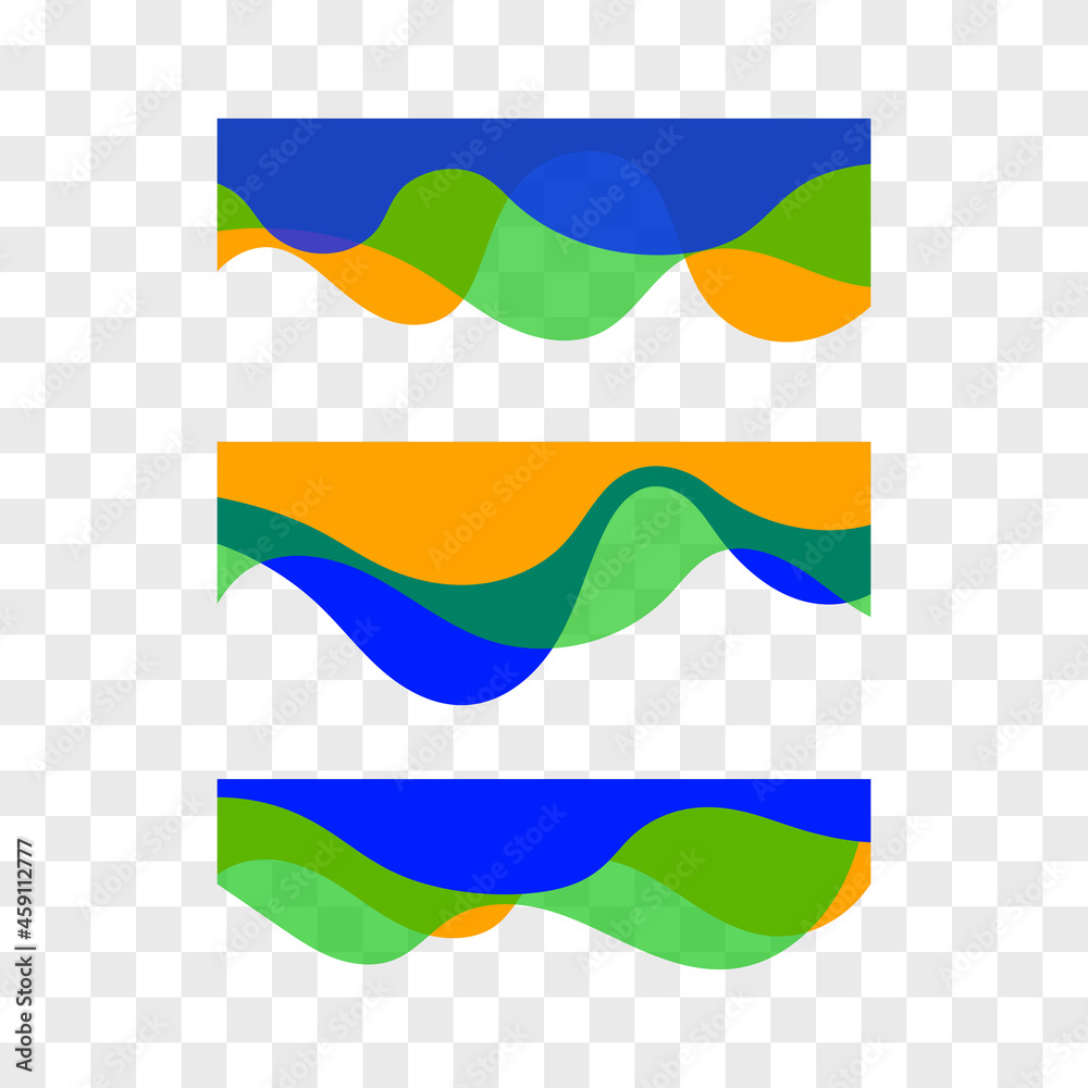 Wavy design element. Decor for brochure, banner, flyer. Wavy design element. Decor for brochure, banner, flyer.